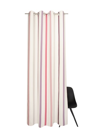 Esprit home Gordijn met ringen "Inline" crème/rood