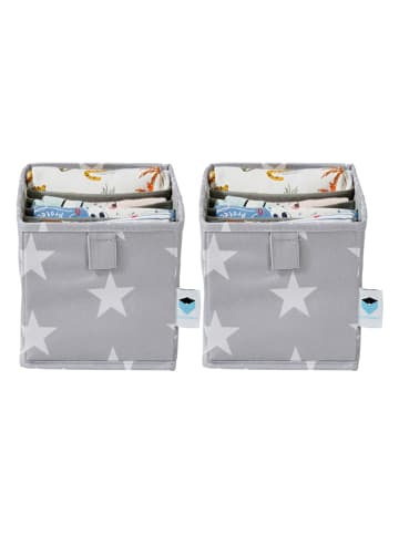 STORE IT 2-delige set: lade-organizers grijs - (B)15 x (H)15 x (D)30 cm