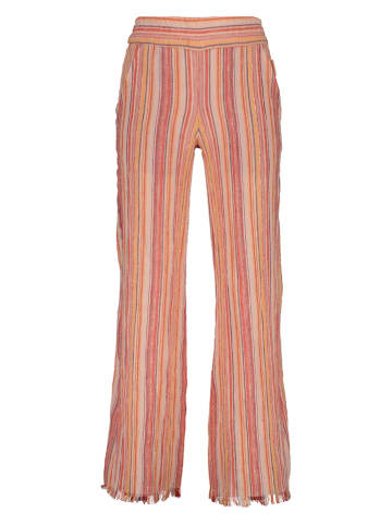 Vingino Spodnie w kolorze różowym ze wzorem