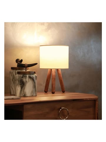 Opviq Tafellamp beige/naturel - (H)32 cm
