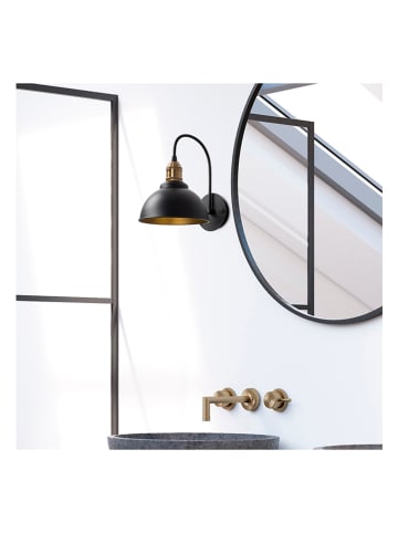 Opviq Wandlamp zwart - (B)27 x (H)36 cm