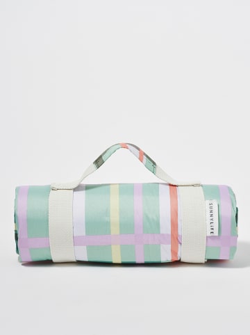 Sunny Life Picknickkleed "Sage" groen - (L)175 x (B)140 cm