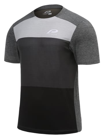 Protective Functioneel shirt "Shade" zwart/grijs/lichtgrijs