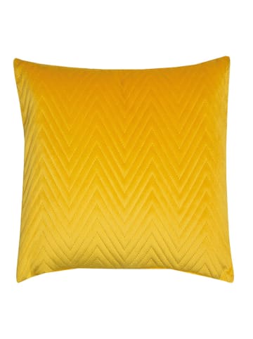 Tom Tailor home Kussenhoes "French Velvet" geel