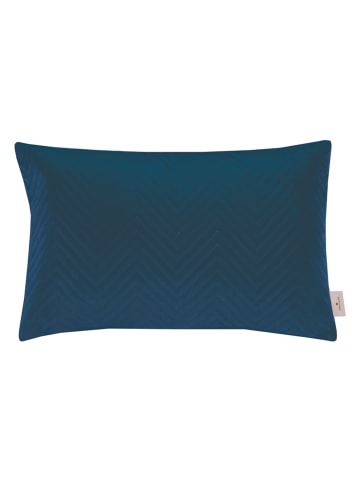 Tom Tailor home Kussenhoes "French Velvet" donkerblauw
