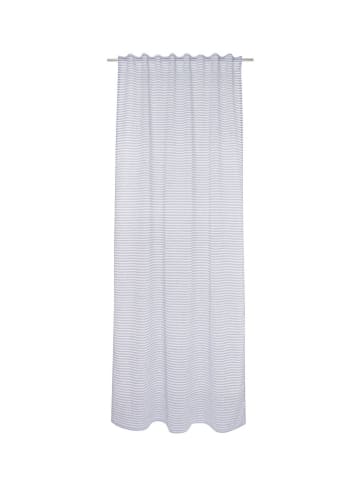 Tom Tailor home Gardine "Natural Stripe" in Dunkelblau - (L)250 x (B)130 cm