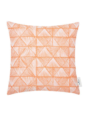 Tom Tailor home Kussenhoes "Squared Triangle" oranje