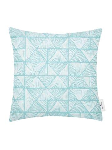 Tom Tailor home Kussenhoes "Squared Triangle" turquoise