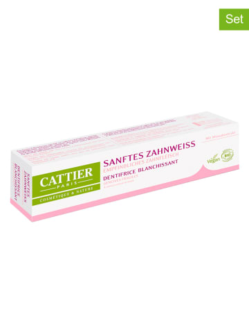 CATTIER 6er-Set: Zahncremes "Sanftes Zahnweiss", je 75 ml