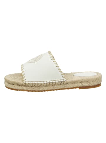GANT Footwear Skórzane klapki "St Bay" w kolorze białym