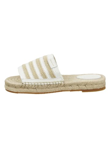 GANT Footwear Klapki "St Bay" w kolorze biało-beżowym