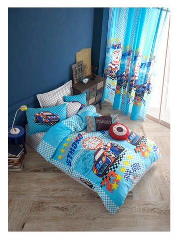 Colorful Cotton Beddengoedset "Turbo" blauw