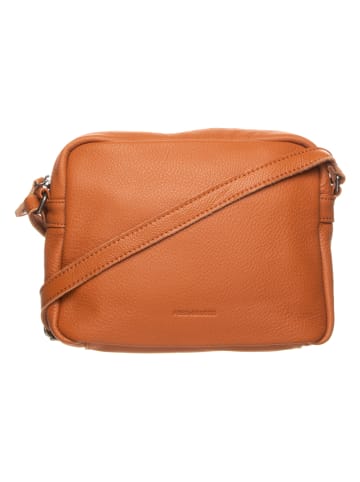 FREDs BRUDER Leder-Schultertasche in Hellbraun - (B)27 x (H)19 x (T)7 cm