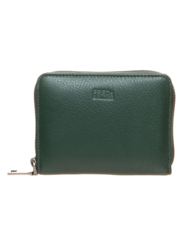 FREDs BRUDER Leren portemonnee groen - (B)19 x (H)10 x (D)2,5 cm