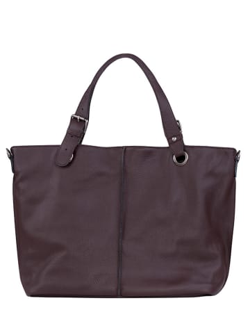FREDs BRUDER Leren shopper "Shopzilla" bruin - (B)48 x (H)32 x (D)15 cm