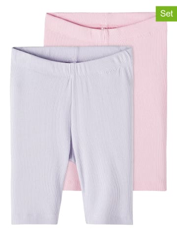 Name it 2er-Set: Shorts in Rosa/ Lila
