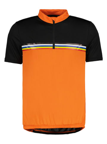 Rukka Fietsshirt "Ruissalo" oranje/zwart