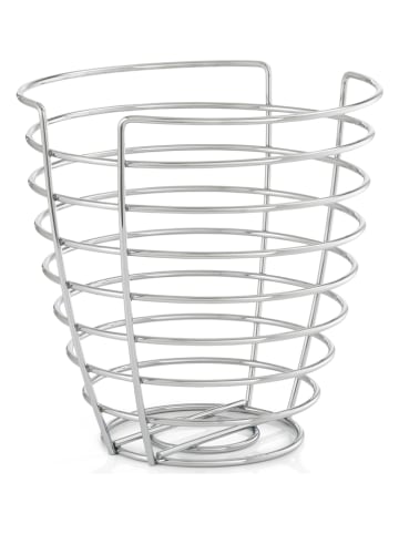 Blomus Korb "Wires" in Silber - (H)24 x Ø 25 cm