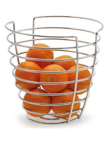 Blomus Korb "Wires" in Silber - (H)24 x Ø 25 cm