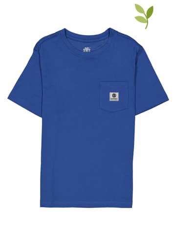 Element Shirt "Basic Pocket LA" blauw
