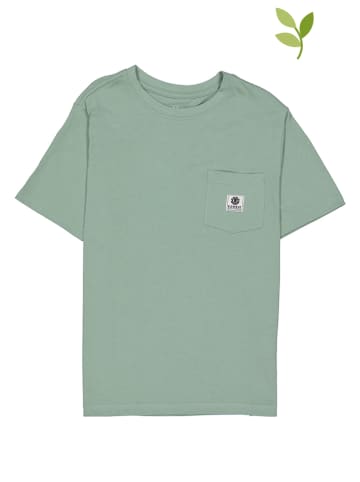 Element Shirt "Basic Pocket LA" mintgroen