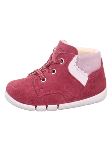 superfit Leren sneakers "Flexy" roze/lichtroze