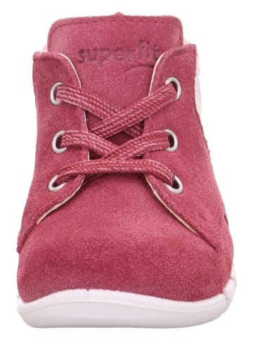 superfit Skórzane sneakersy "Flexi" w kolorze różowym