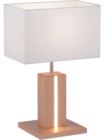 JUST LIGHT. Lampa stołowa w kolorze jasnobrązowym - 32 x 48 x 20 cm