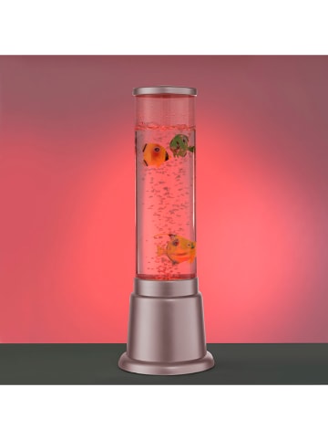 LeuchtenDirekt LED-Tischleuchte in Silber - (L)12,5 x (B)12,5 x (H)36 cm