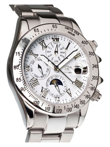 Andre Belfort Zegarek automatyczny "Le Capitaine" w kolorze srebrno-białym