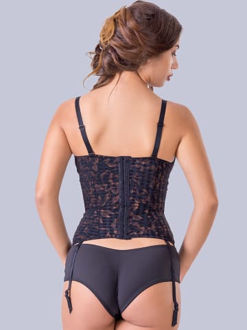 Valea Corsage in Schwarz/ Bunt