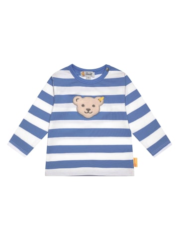 Steiff Longsleeve blauw/wit