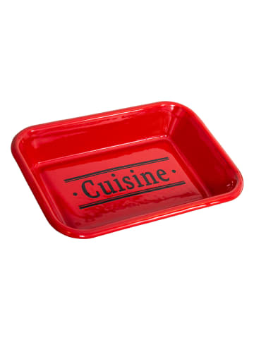 Anticline Tablett "Cuisine" in Rot - (L)22,5 x (B)16 cm
