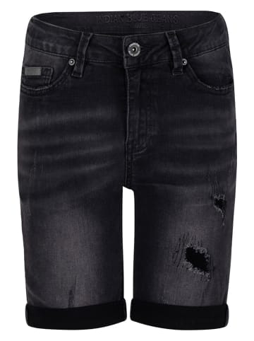 INDIAN BLUE JEANS Jeansshorts "Andy" in Schwarz