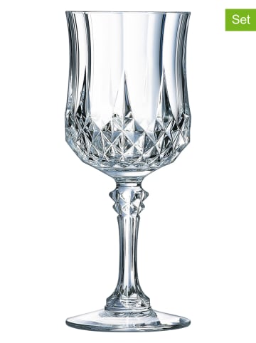 CRISTAL D´ARQUES Kieliszki (6 szt.) "Longchamp" do wina - 250 ml
