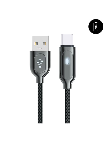 Evetane USB-kabel zwart - (L)1 m