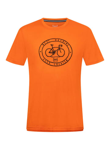 Super.natural Koszulka "La Maquina" w kolorze pomarańczowym