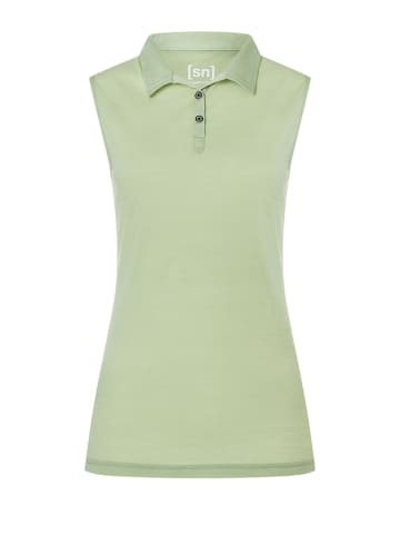 super.natural Poloshirt lichtgroen