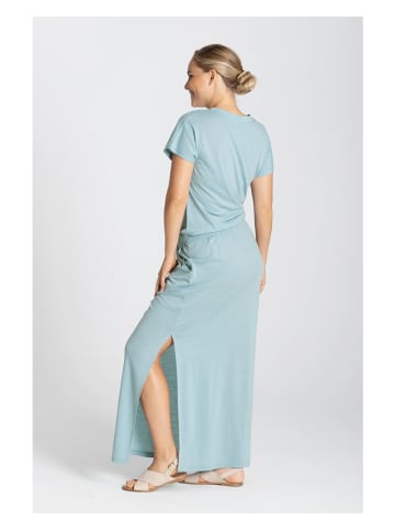 super.natural Sukienka "Feel Good" w kolorze błękitnym