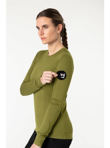 super.natural Trainingsshirt "Grava" kaki