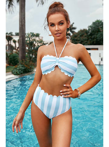Coconut Sunwear Bikini lichtblauw/wit