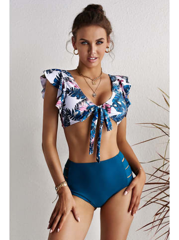 Coconut Sunwear Bikini in Bau/wit