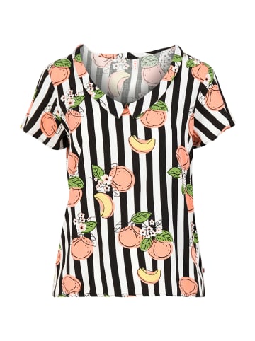 Blutsgeschwister Bluse "Feed the birds pick the peachies" in Bunt