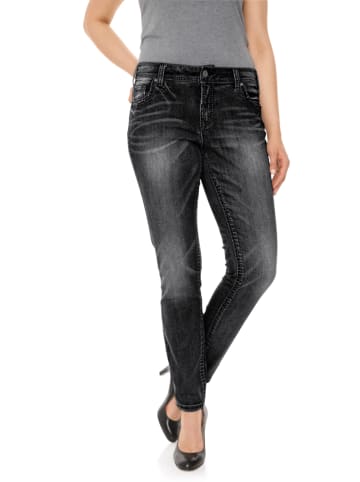 Heine Spijkerbroek - slim fit - zwart