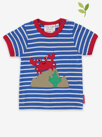Toby Tiger Shirt blauw/rood