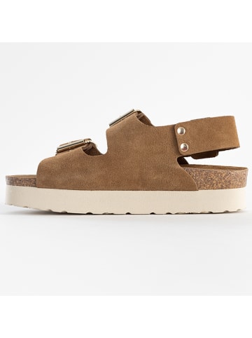 Sunbay Leder-Sandalen "Sadiba" in Hellbraun