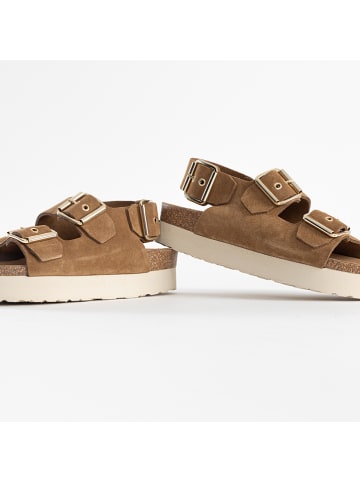 Sunbay Leder-Sandalen "Sadiba" in Hellbraun