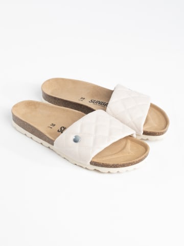 Sunbay Slippers "Dune" wit