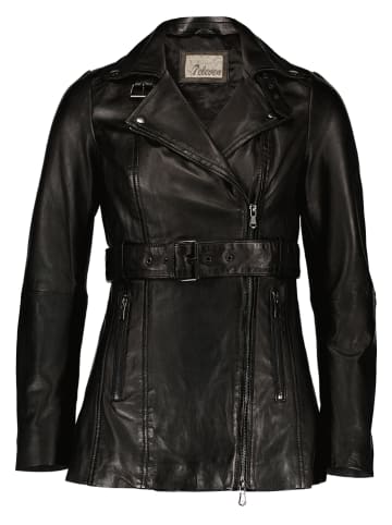 7eleven Lederjacke "Irene" in Schwarz