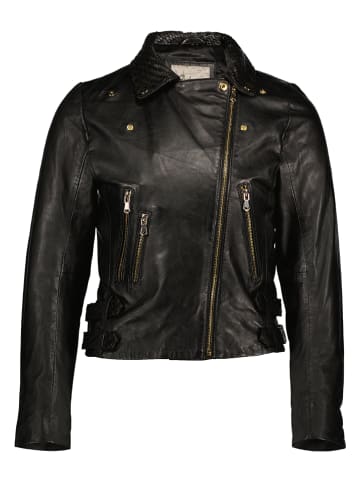 7eleven Lederjacke "Luxy" in Schwarz